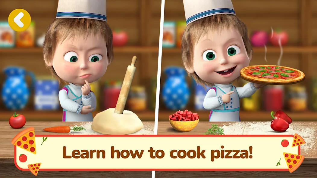 Masha and the Bear Pizza Maker  [МОД Много денег] Screenshot 3