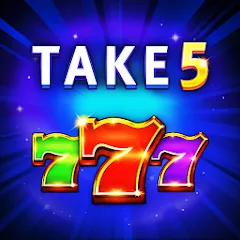 Скачать взлом Take 5 Vegas Casino Slot Games (Тейк 5 Вегас Казино Слот игры)  [МОД Много монет] - полная версия apk на Андроид