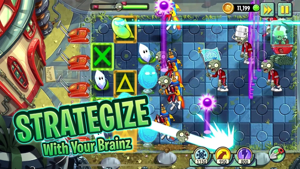 Plants vs. Zombies™ 2 [МОД Mega Pack] Screenshot 1