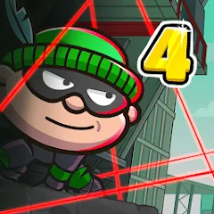 Взломанная Bob The Robber 4 (Боб Грабитель 4)  [МОД Много денег] - последняя версия apk на Андроид