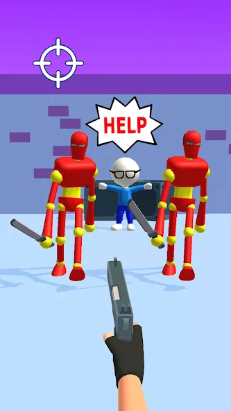 Gun Master 3D - Shoot 'Em Down (Ган Мастер 3Д)  [МОД Menu] Screenshot 4