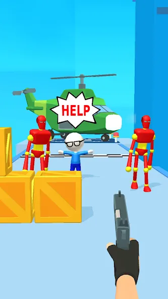 Gun Master 3D - Shoot 'Em Down (Ган Мастер 3Д)  [МОД Menu] Screenshot 5