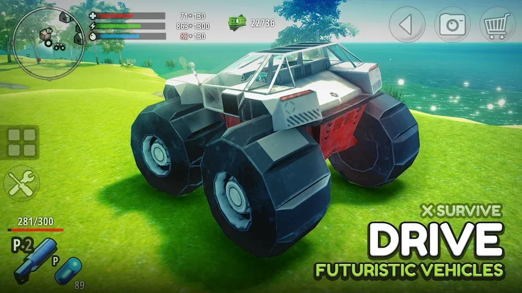 X Survive: Open World Sandbox (Икс Сурвайв)  [МОД Menu] Screenshot 3