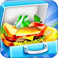 Взлом Lunch Box cooking Games 2023 (ШКОЛЬНЫЙ ОБЕД ПРИГОТОВЛЕНИЕ ПИЩИ Создание поваров)  [МОД Меню] - полная версия apk на Андроид