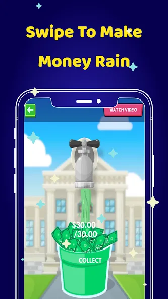 Money Clicker Game -Money Rain  [МОД Unlocked] Screenshot 4