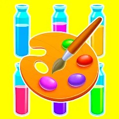 Скачать взлом Sort Paint: Water Sort Puzzle (Сорт Пэйнт)  [МОД Много денег] - стабильная версия apk на Андроид