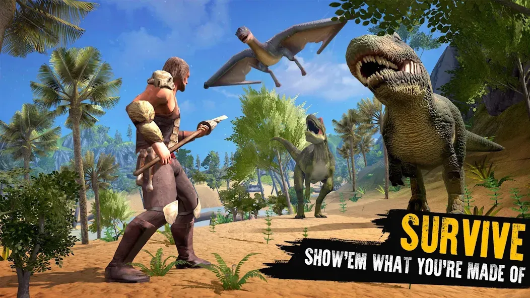 Jurassic Survival Island (Джурастик Сурвайвал Айленд)  [МОД Unlocked] Screenshot 1