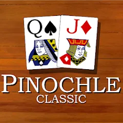 Скачать взломанную Pinochle Classic (Пиночл Классик)  [МОД Unlimited Money] - полная версия apk на Андроид