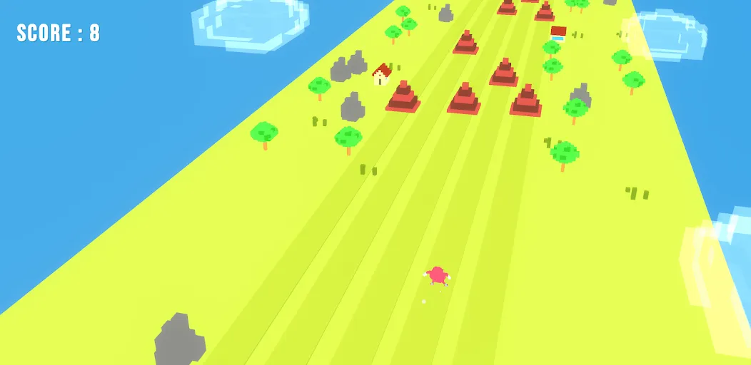 Sanic Run 3D (Саник Ран 3Д)  [МОД Unlocked] Screenshot 3