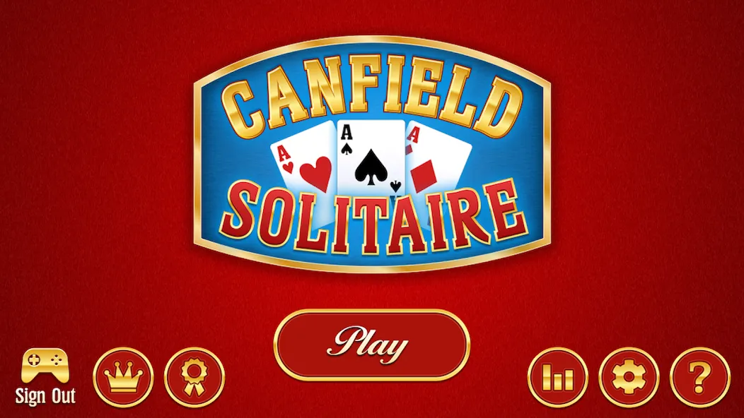 Canfield Solitaire (Кэнфилд пасьянс)  [МОД Меню] Screenshot 4