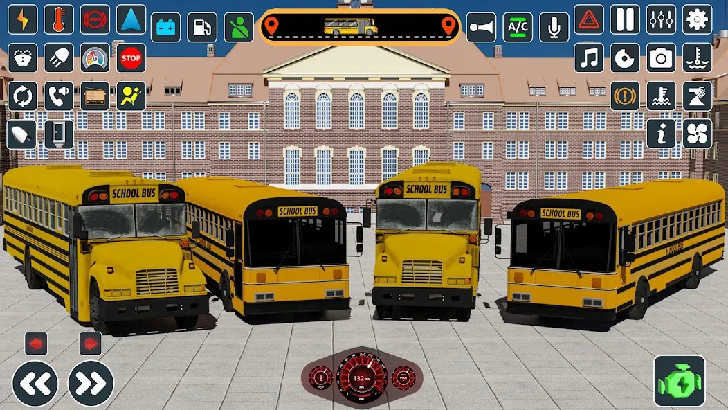 School Bus 3d : City Bus Games (Школьный автобус симулятор игры на автобусе)  [МОД Unlocked] Screenshot 1