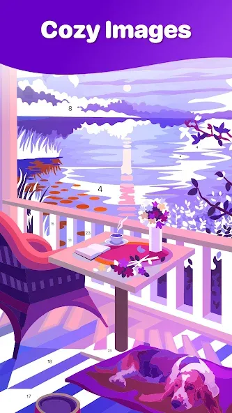 Hey Color Paint by Number Art  [МОД Бесконечные деньги] Screenshot 4