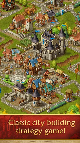 Townsmen  [МОД Бесконечные деньги] Screenshot 1