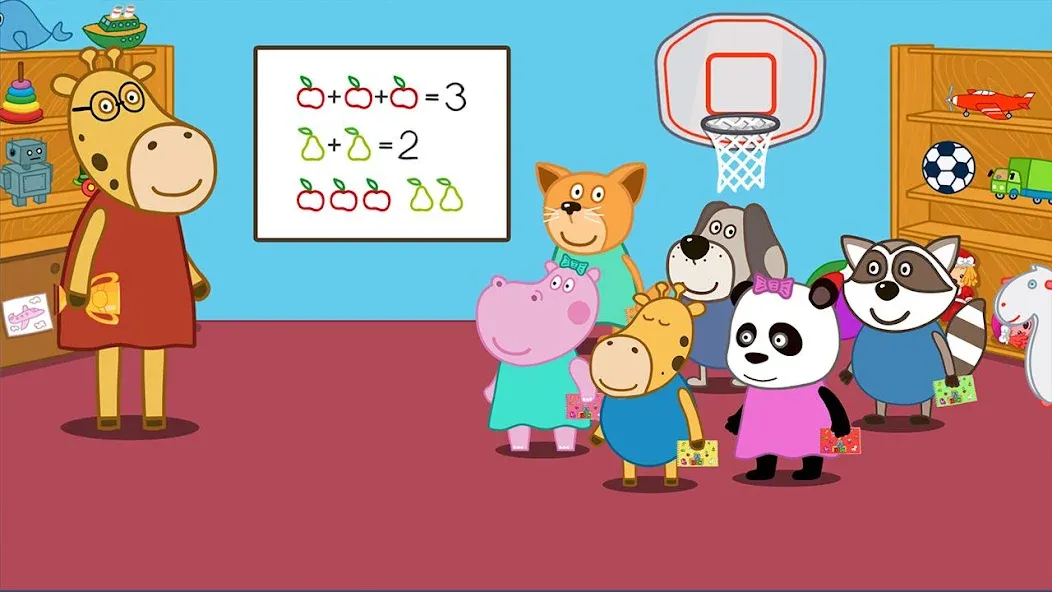 Kindergarten: Learn and play  [МОД Menu] Screenshot 1