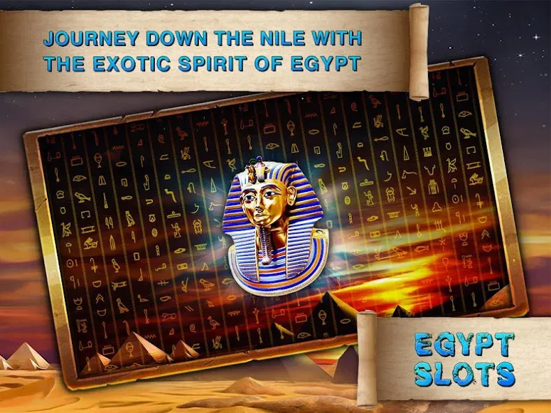 Egypt Slots Casino Machines (Египетские игровые автоматы казино)  [МОД Unlimited Money] Screenshot 2