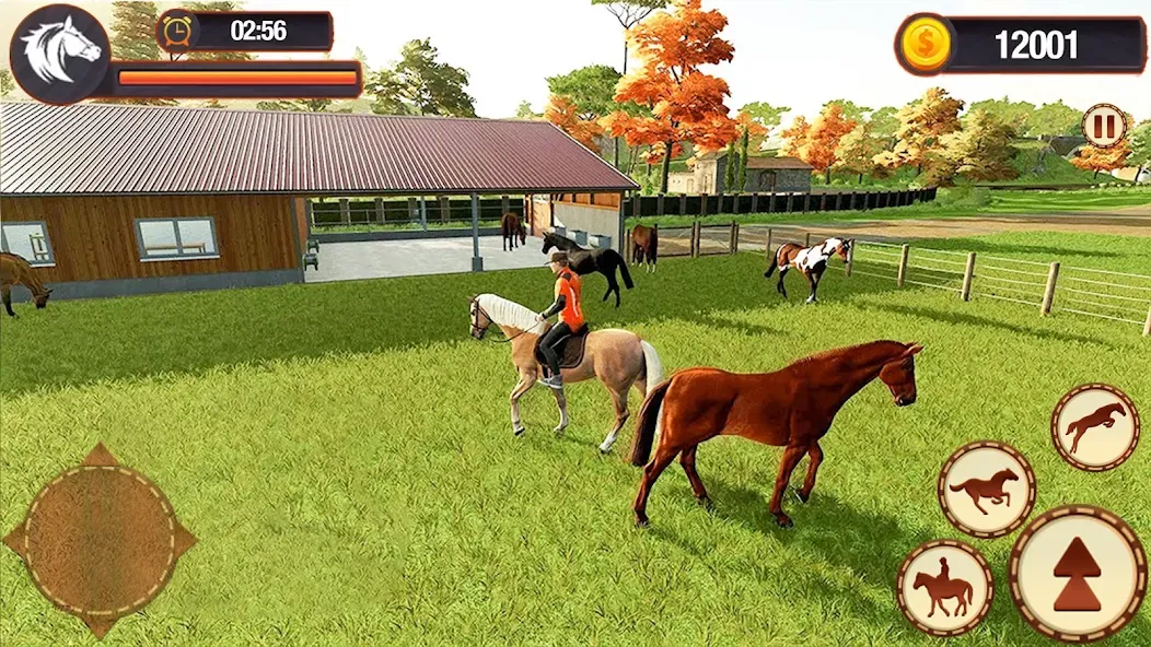 My Horse Herd Care Simulator (Мой симулятор ухода за стадом лошадей)  [МОД Бесконечные монеты] Screenshot 1