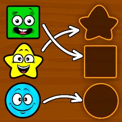Взлом Shapes & Colors Games for Kids  [МОД Меню] - полная версия apk на Андроид