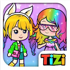 Скачать взлом Tizi Town: Doll Dress Up Games  [МОД Mega Pack] - стабильная версия apk на Андроид