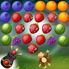 Скачать взломанную Fruits Shooter Pop (Фрутс Шутер Поп)  [МОД Бесконечные монеты] - стабильная версия apk на Андроид