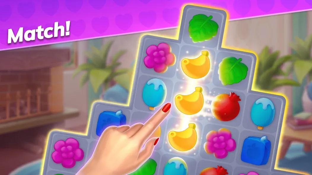 Emma's Mansion: Design & Match  [МОД Много монет] Screenshot 5