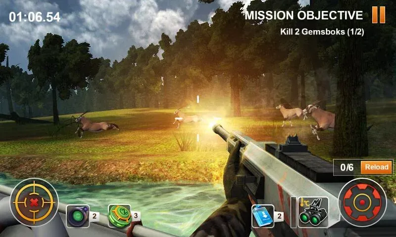 Hunting Safari 3D  [МОД Бесконечные деньги] Screenshot 2