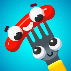 Взлом Fork N Sausage (Форк энд Сосидж)  [МОД Много монет] - последняя версия apk на Андроид