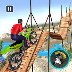 Взлом Bike Stunt Game: Tricks Master  [МОД Menu] - стабильная версия apk на Андроид