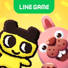Скачать взломанную LINE ポコパンタウン-楽しめるステージ満載パズルゲーム  [МОД Много монет] - полная версия apk на Андроид