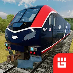 Скачать взломанную Train Simulator PRO USA (Трейн Симулятор ПРО США)  [МОД Все открыто] - последняя версия apk на Андроид