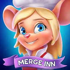 Взломанная Merge Inn - Cafe Merge Game (Мердж Инн)  [МОД Меню] - полная версия apk на Андроид