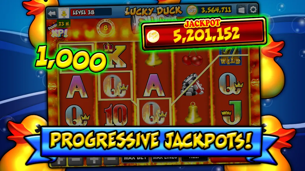Lucky Duck Slots (Лаки Дак Слотс)  [МОД Много монет] Screenshot 4