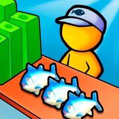 Скачать взлом My Fish Mart: Idle Tycoon Game (Мой рыбный магазин)  [МОД Mega Pack] - последняя версия apk на Андроид