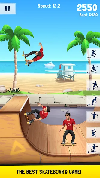 Flip Skater (Флип скейтер)  [МОД Много денег] Screenshot 1
