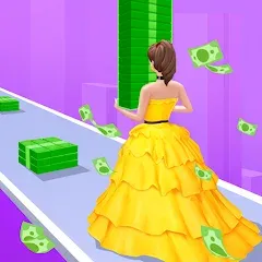 Скачать взломанную Money Run 3D (Мани Ран 3Д)  [МОД Много монет] - стабильная версия apk на Андроид