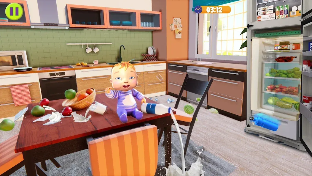 Virtual Baby Mother Simulator  [МОД Бесконечные монеты] Screenshot 2