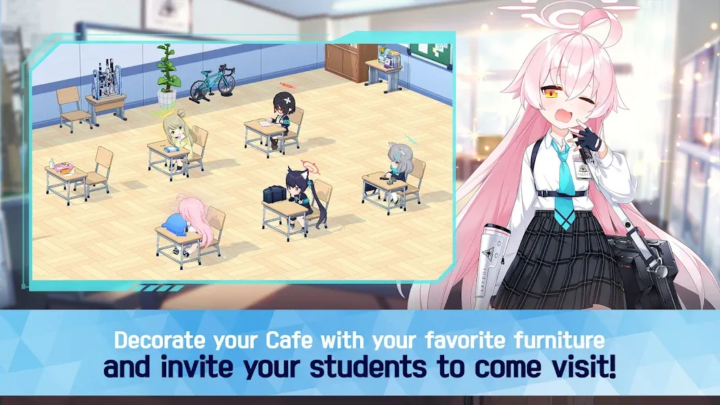 Blue Archive (Блу Архив)  [МОД Mega Pack] Screenshot 5