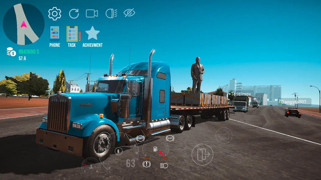 Nextgen: Truck Simulator Drive (Некстджен)  [МОД Много монет] Screenshot 2