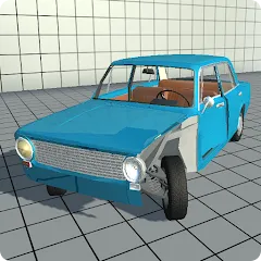 Скачать взломанную Simple Car Crash Physics Sim (Симулятор физики простого автомобильного столкновения)  [МОД Unlimited Money] - стабильная версия apk на Андроид