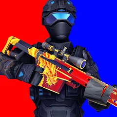 Скачать взломанную POLYWAR: 3D FPS online shooter (ПОЛИВАР)  [МОД Unlocked] - последняя версия apk на Андроид