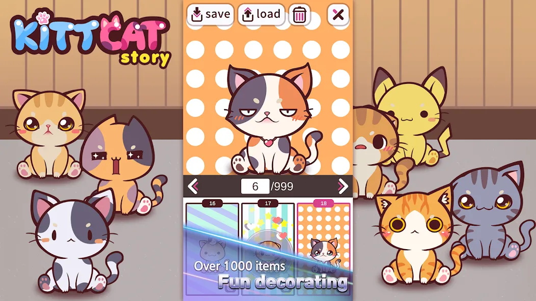 KittCat Story : Cat Maker (Киткэт Стори)  [МОД Все открыто] Screenshot 4