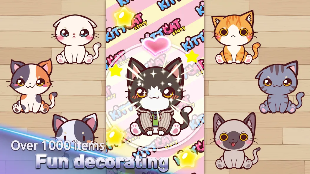 KittCat Story : Cat Maker (Киткэт Стори)  [МОД Все открыто] Screenshot 5