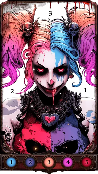 Dark, Horror Color by Number  [МОД Все открыто] Screenshot 4