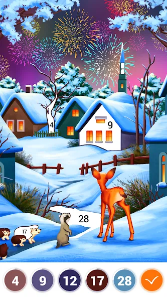 Art Coloring - Color by Number  [МОД Unlimited Money] Screenshot 2