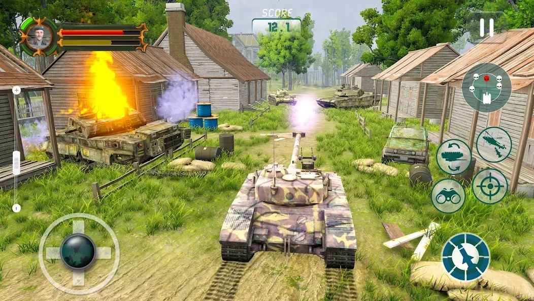 Army Tank Games Offline 3d  [МОД Меню] Screenshot 4