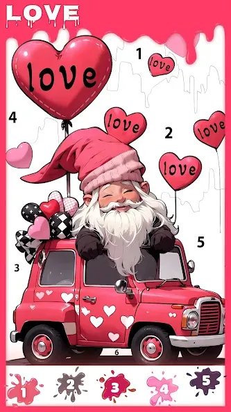 Paint Color: Color by number  [МОД Все открыто] Screenshot 3