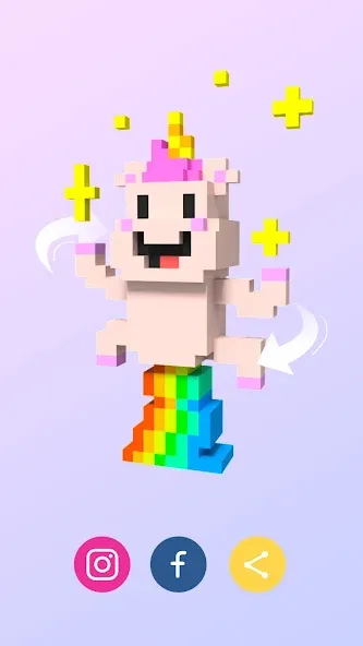 Pixel.ly 3D  [МОД Unlimited Money] Screenshot 5