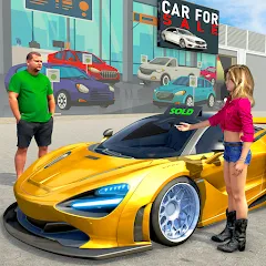 Взлом Car Dealership Car Saler (Драйвинг Скул Сити Кар Геймс)  [МОД Unlocked] - стабильная версия apk на Андроид