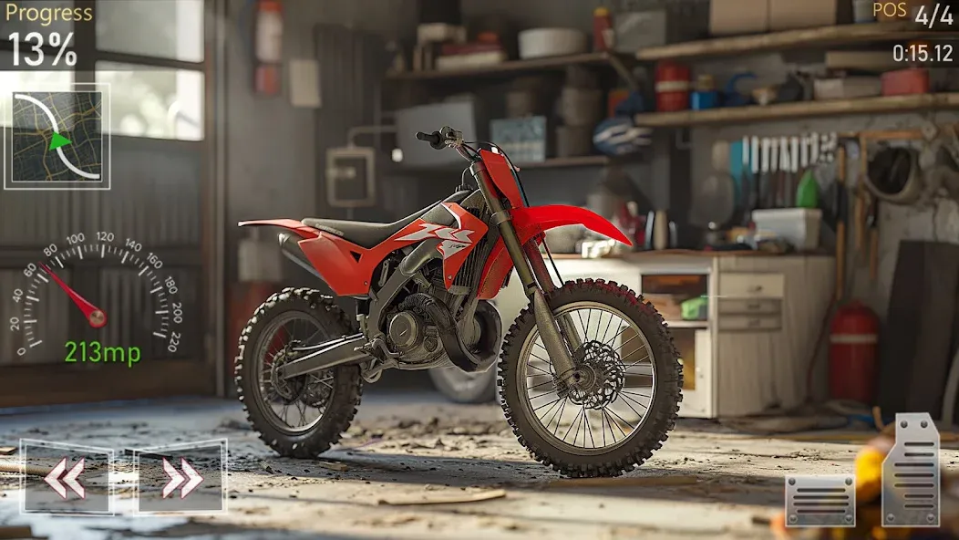 Motocross MX Dirt Bike Games  [МОД Бесконечные монеты] Screenshot 1