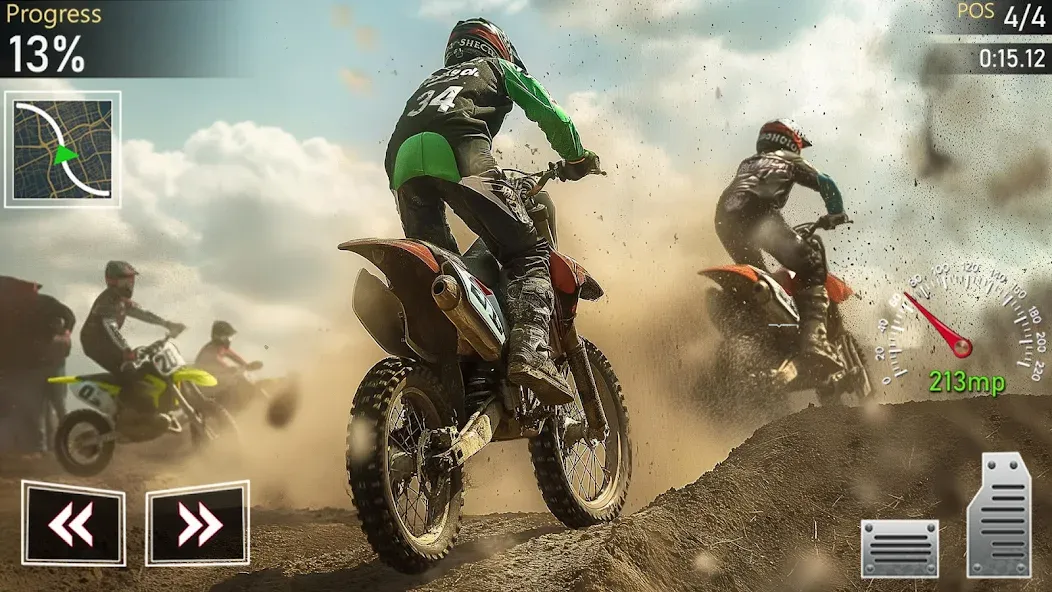 Motocross MX Dirt Bike Games  [МОД Бесконечные монеты] Screenshot 5