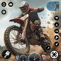 Скачать взломанную Motocross MX Dirt Bike Games  [МОД Бесконечные монеты] - полная версия apk на Андроид